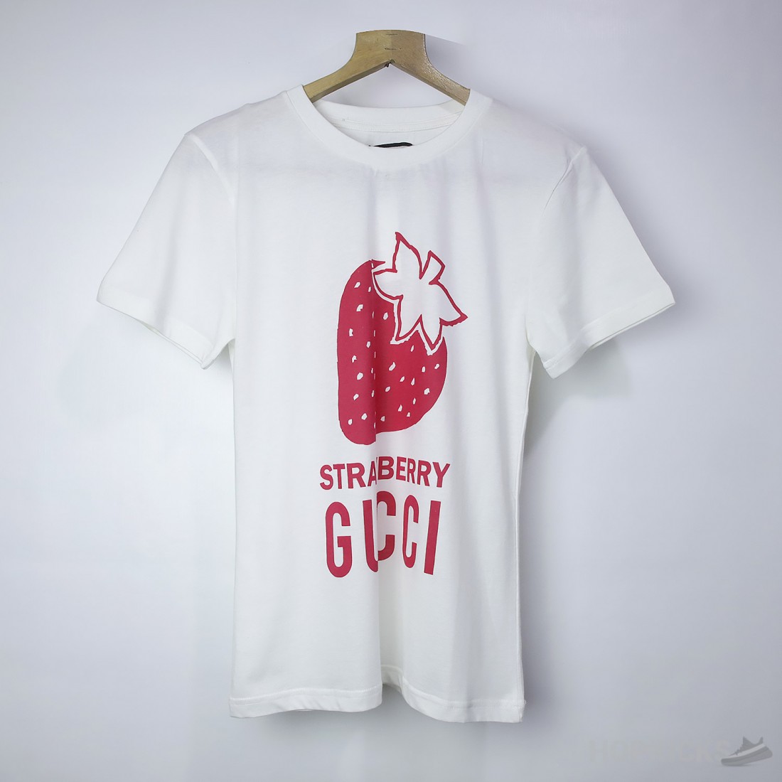 Gucci strawberry shirt on sale